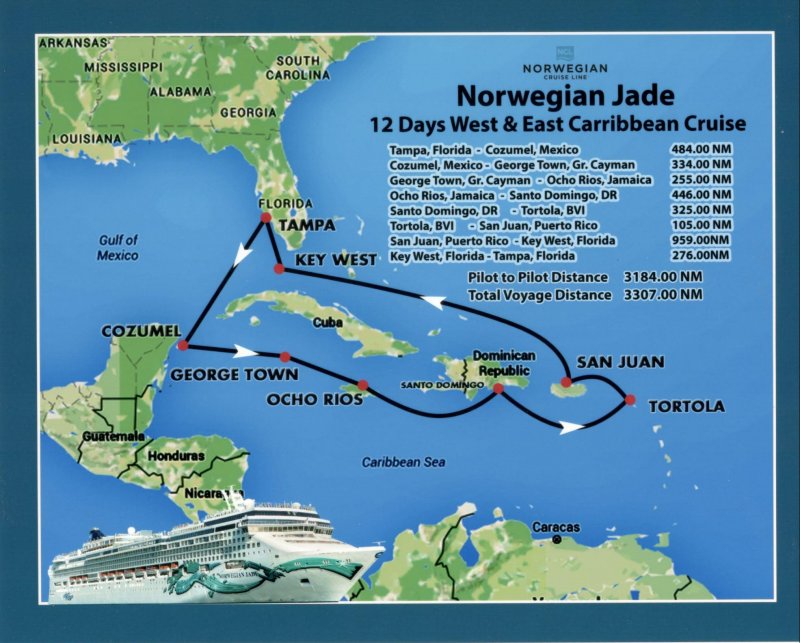 Cruise Norwegian Jade January 2017